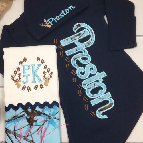 Newborn Boy Clothes Newborn Boy Coming Home Outfit Baby Camo Etsy