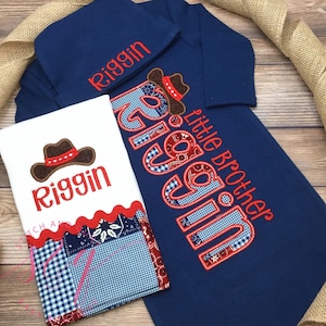 Newborn cowboy outfit boy, Newborn coming home set boy, Western cowboy baby coming home set, newborn boy coming home outfit