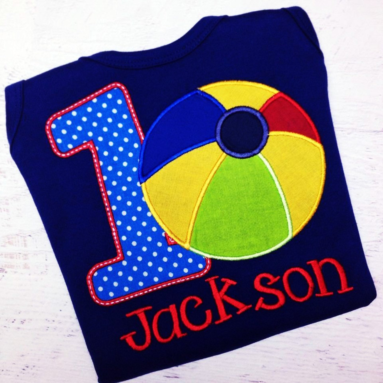 Beach Ball Birthday Shirt Bubble Romper for Boys Beach Ball Etsy