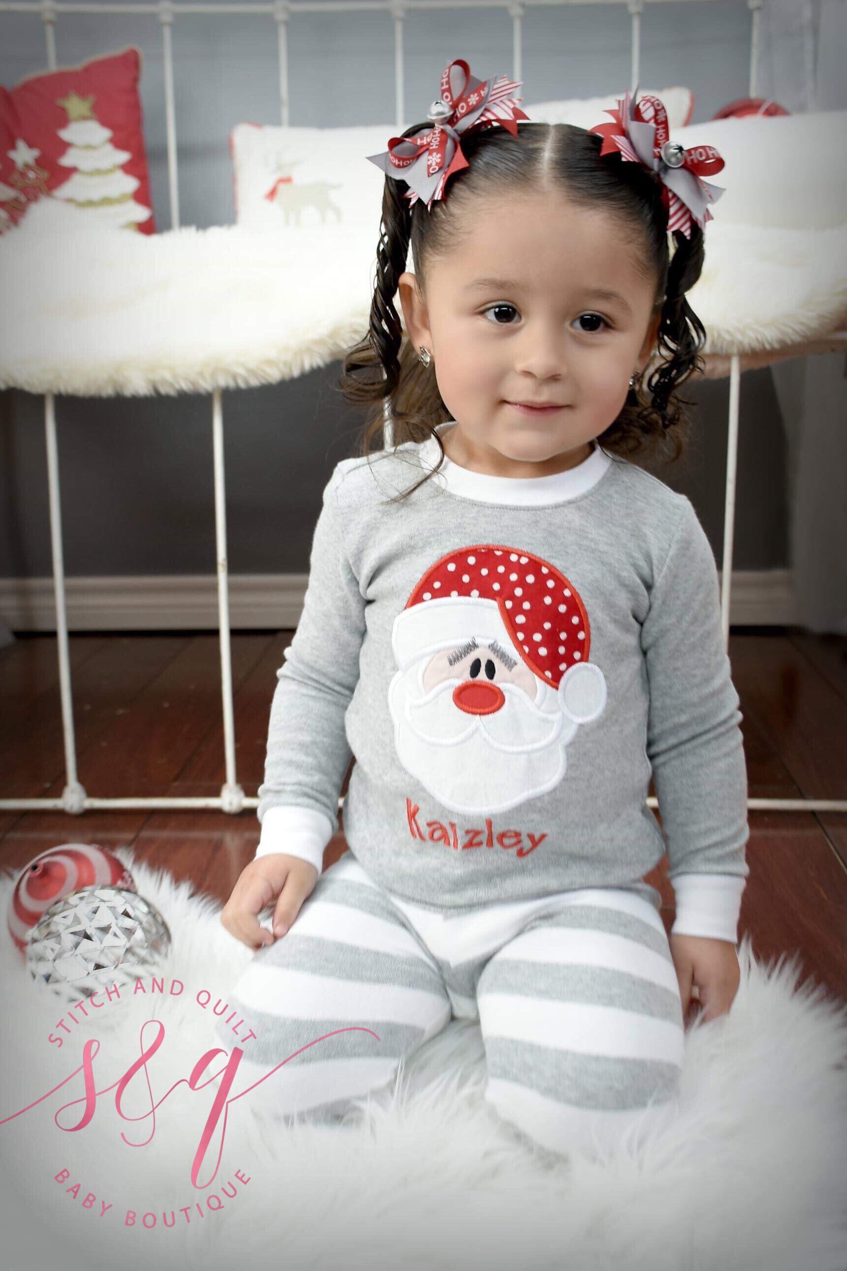 Gray christmas pajamas Clearance