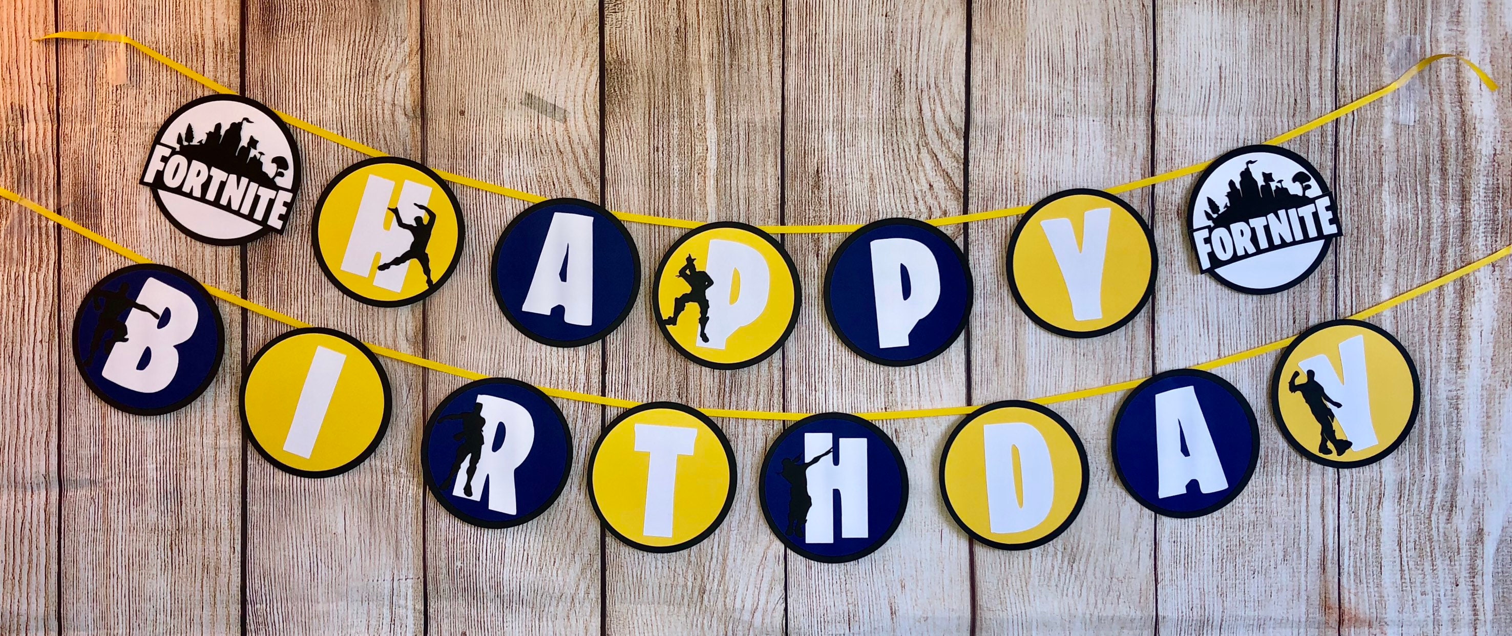 Fortnite Happy Birthday Banner | Etsy