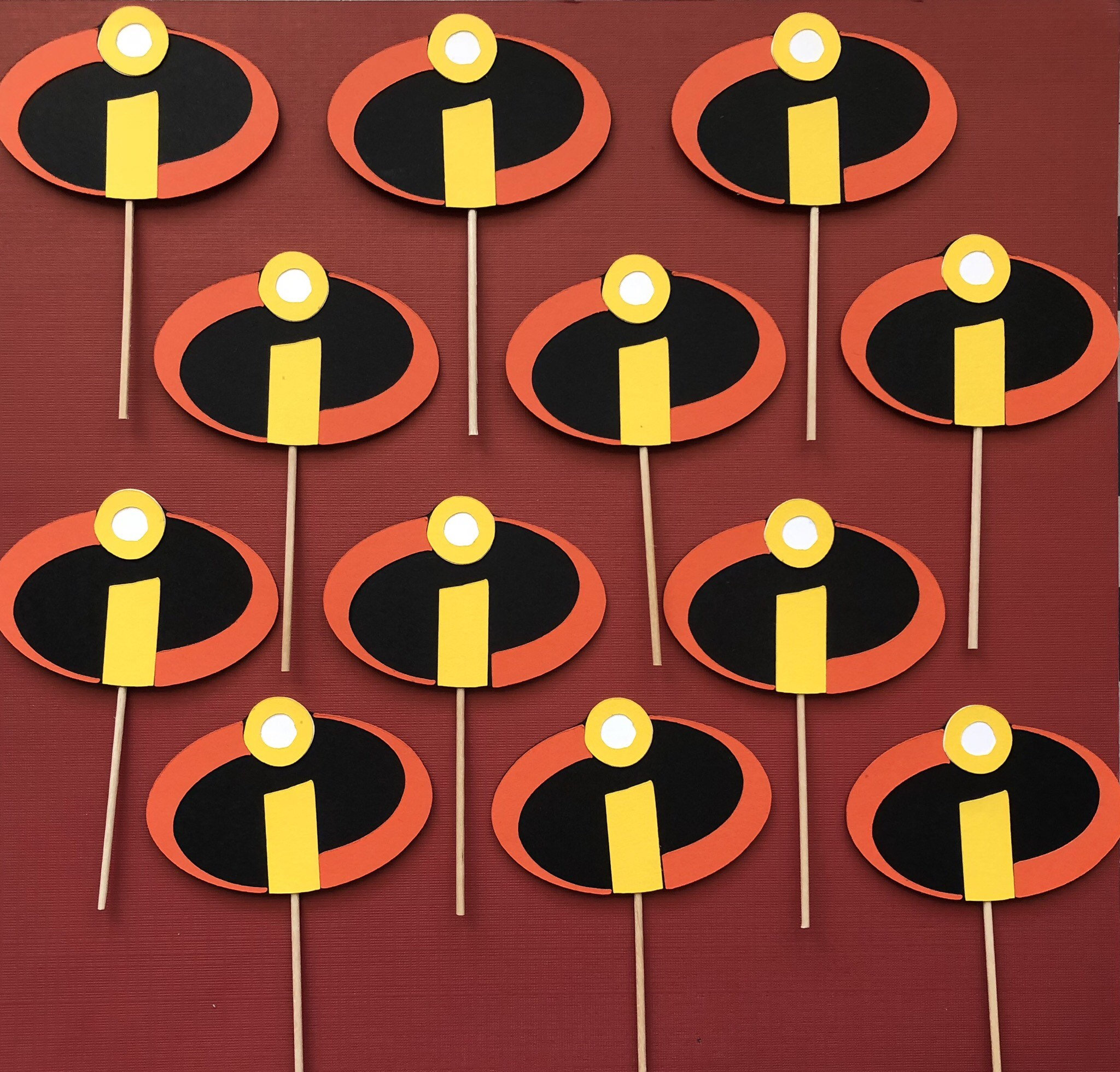 Incredibles Cupcake Topper | Etsy