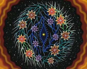 Eye Bloom-Original Painting