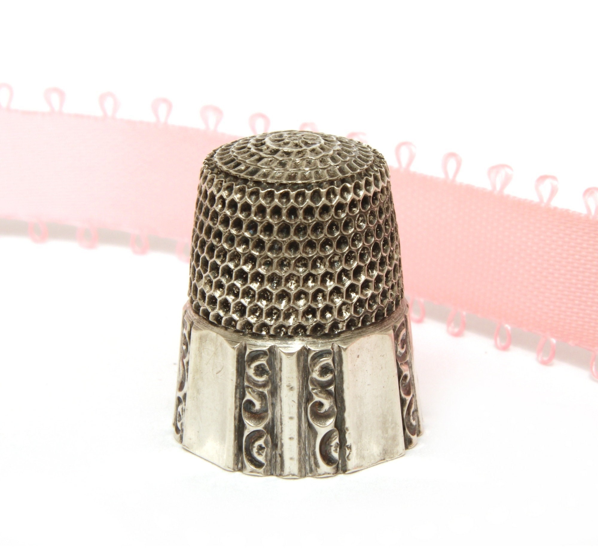 Sterling Sewing Thimble by Simons, Size 6, Plain & Simple Design, - Ruby  Lane