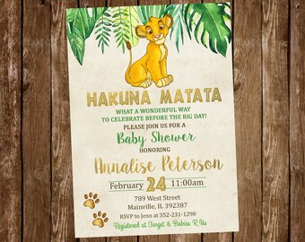 Lion King Baby Shower Etsy Lion King Baby Shower Etsy