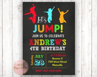 Pump It up Invitation - Etsy