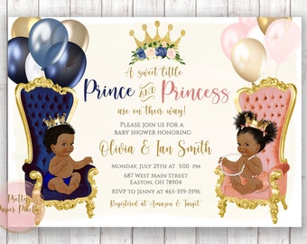 Twin boy and girl 2025 baby shower