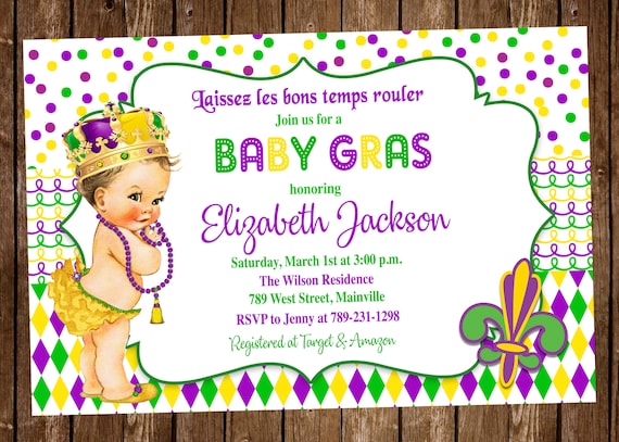 mardi gras baby shower