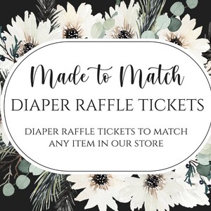 Made to Match Diaper Raffle Tickets