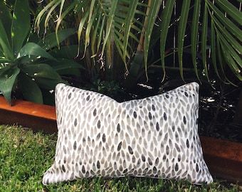 Grey Outdoor Cushions, Outdoor Pillow, Outdoor Cushion Cover, Lotus Cushion, Modern Scatter Cushions Modern Pillows