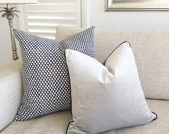 Vintage Grey Toile Cushion CoverFrench 50x50cm Designer Linen Cushion Vintage Grey Toile Cushion CoverFrench 50x50cm Designer Linen Cushion