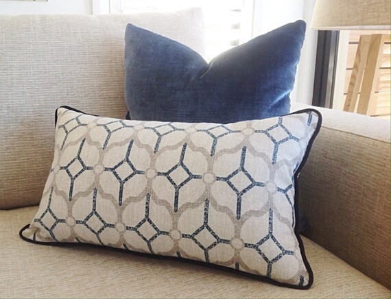 navy scatter cushions