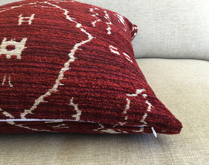 Jacquard Pillow Cover. Southwestern Scatter Cushion Cover Pillow Cover Tribal Cushion Cover