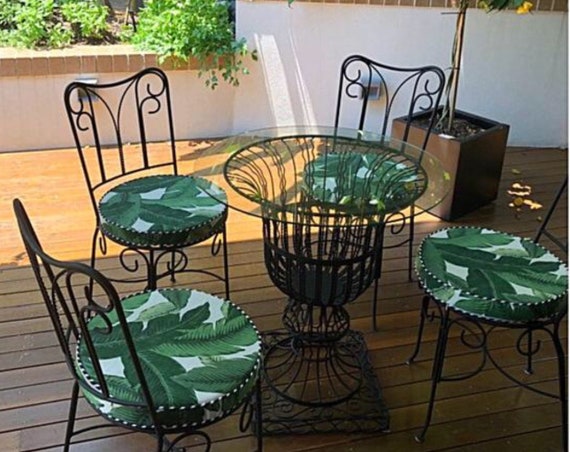 Chair Pad, Round Seat Pads, Chair Cushion, Outdoor Cushions