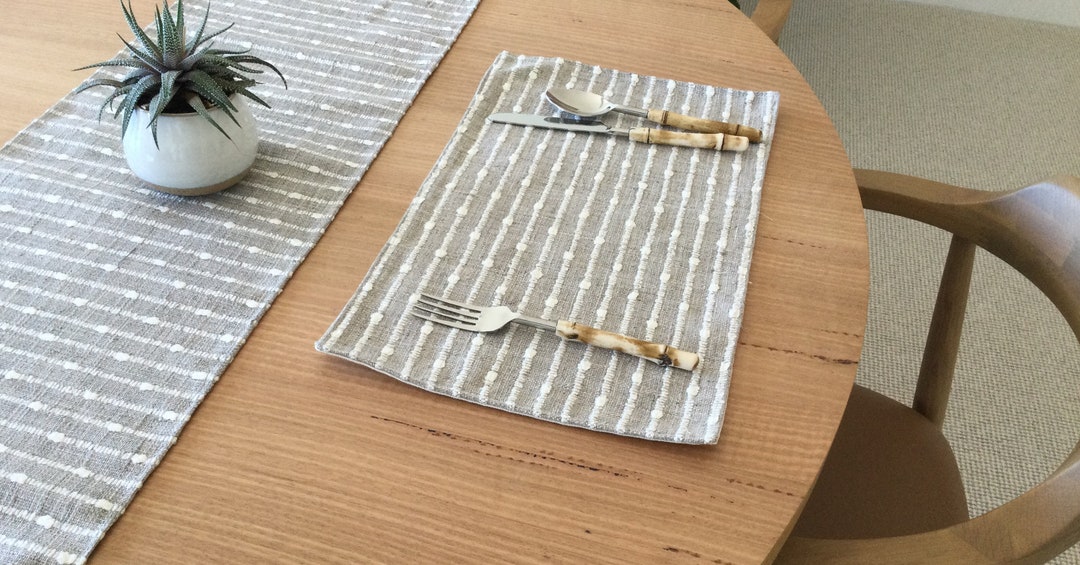 Placemats Coastal Style Woven Beach House Placemats. Zinc Etsy