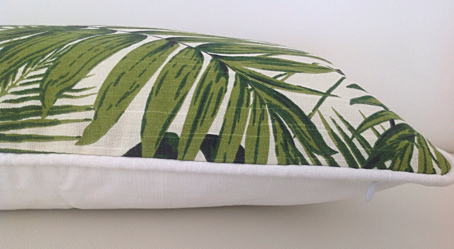 Lumbar Pillow Palm Leaf Pillows Tropical Pillows Tropical Etsy Australia