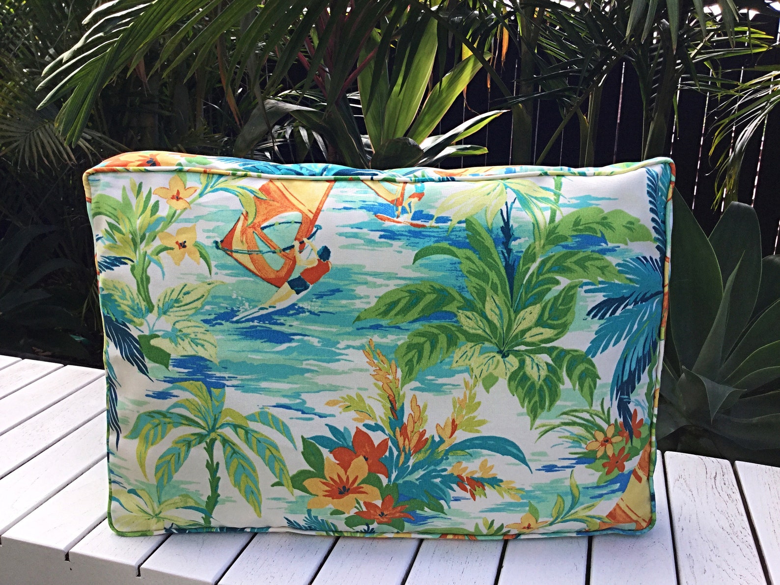 Custom Made Bench Cushions 40cm X 60cm Outdoor Bench Seat Etsy