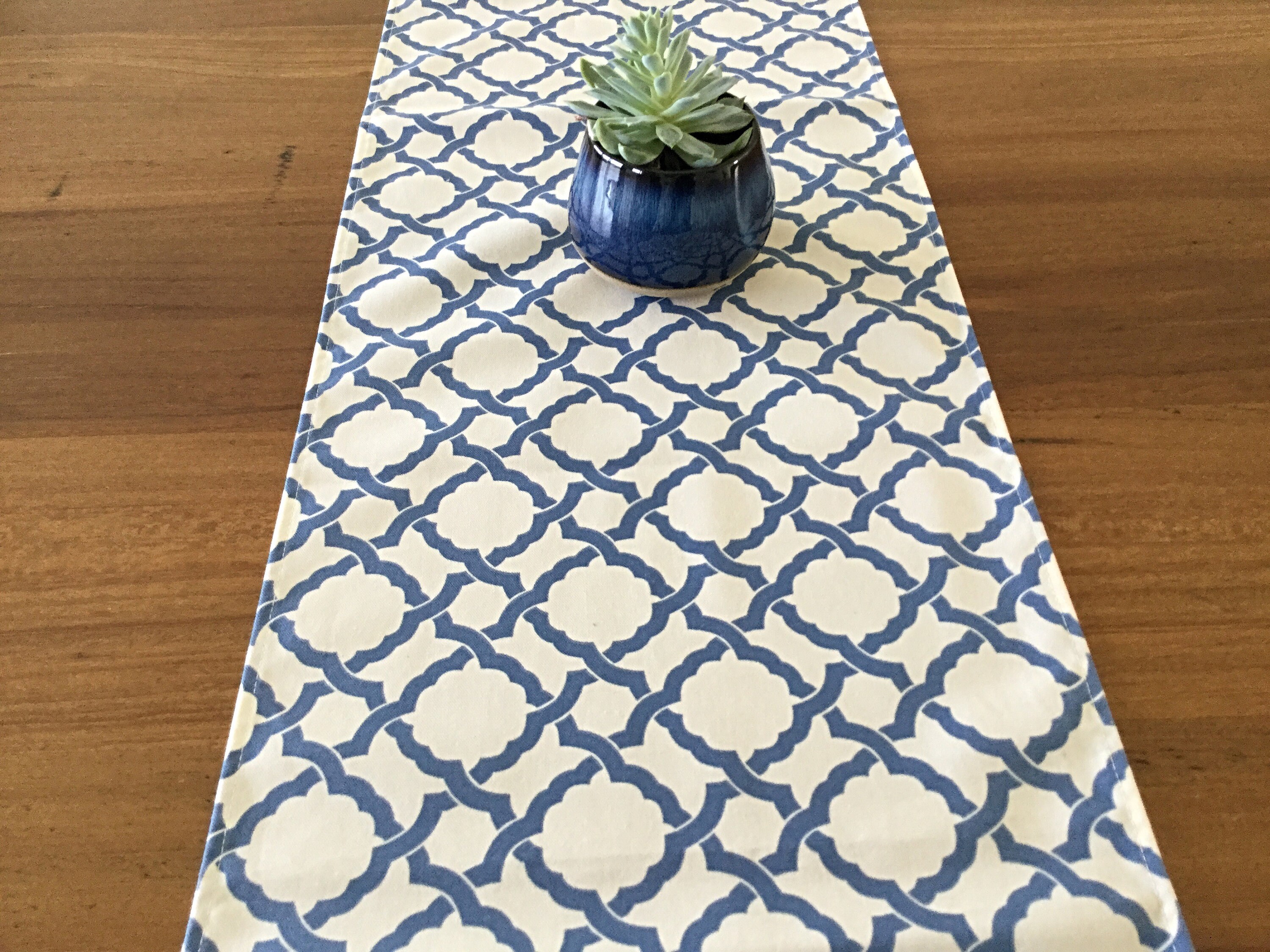 Hampton's Style Table Runner. Coastal Beach House Decor. Etsy