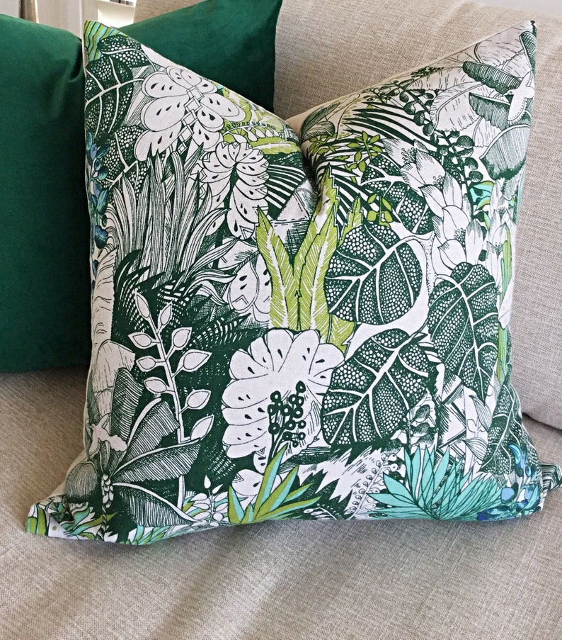 Green Cushion Covers. Natures Impressions Pillow Cover Etsy Australia