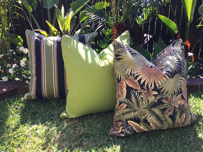 Tropical Outdoor Cushion Covers Tropical Pillows Outdoor Etsy Australia