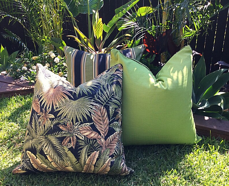 Tropical Outdoor Cushion Covers Tropical Pillows Outdoor Etsy Australia