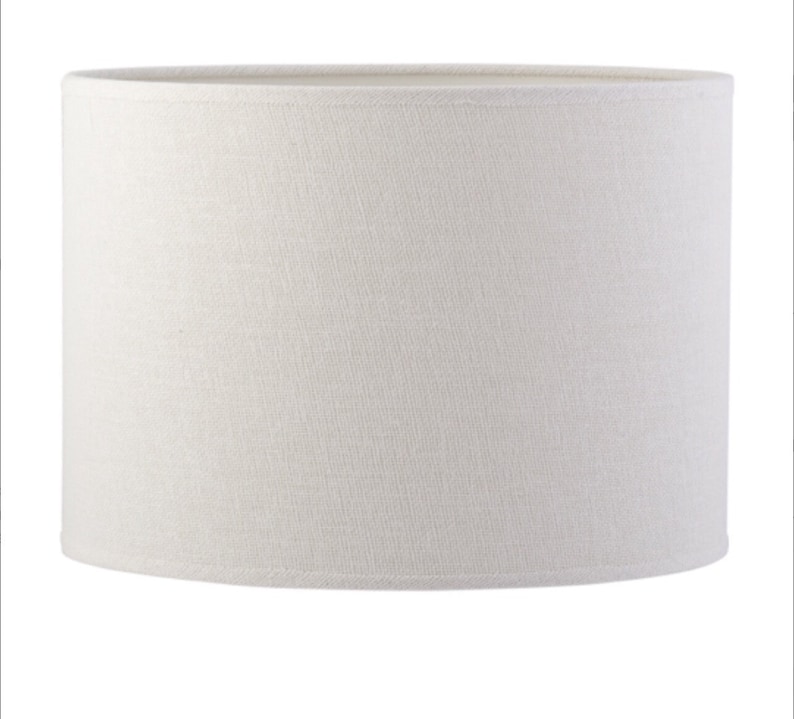 Lamp Shade Hampton's Beach House Lampshade Hampton's Decor, Coastal Style, Cylinder Lampshade, Barrel Lampshade. image 5