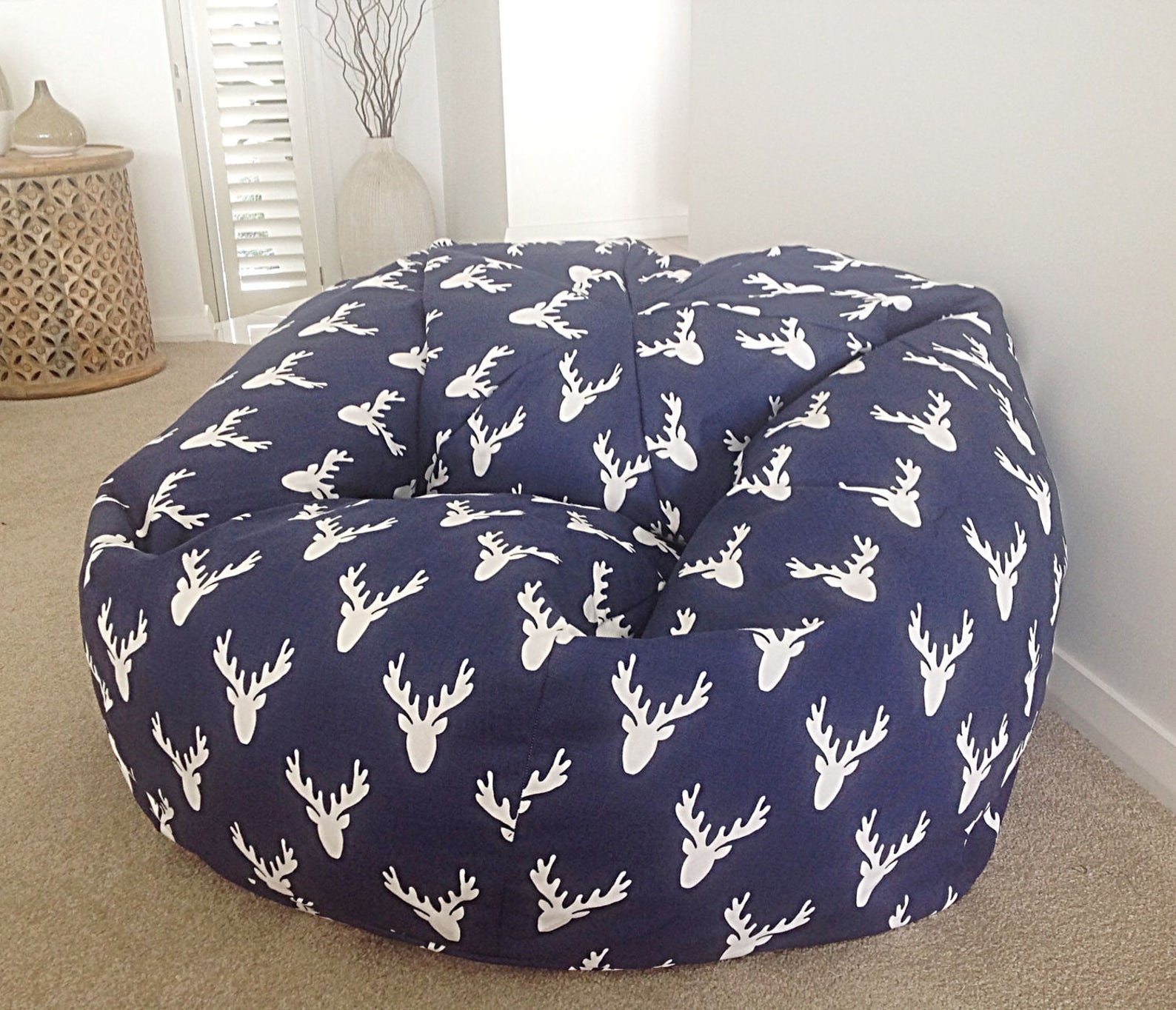 Bean Bag Cover Bean Bag Adults Bean Bag Kids Bean Bag Navy Etsy Australia