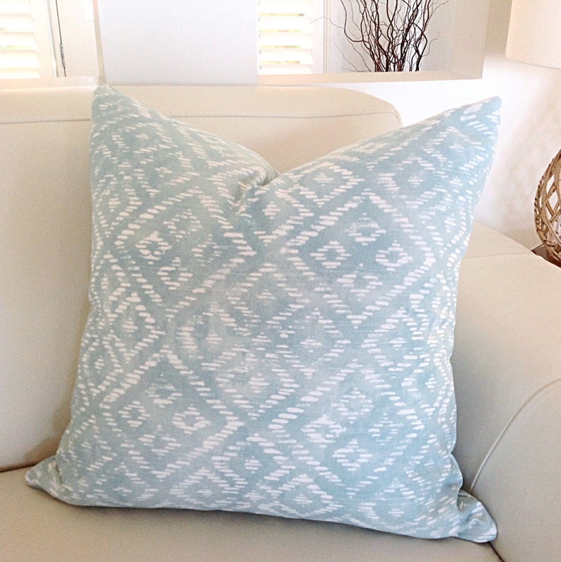 Seafoam Cushions Seafoam Pillows Coastal Hampton S Etsy