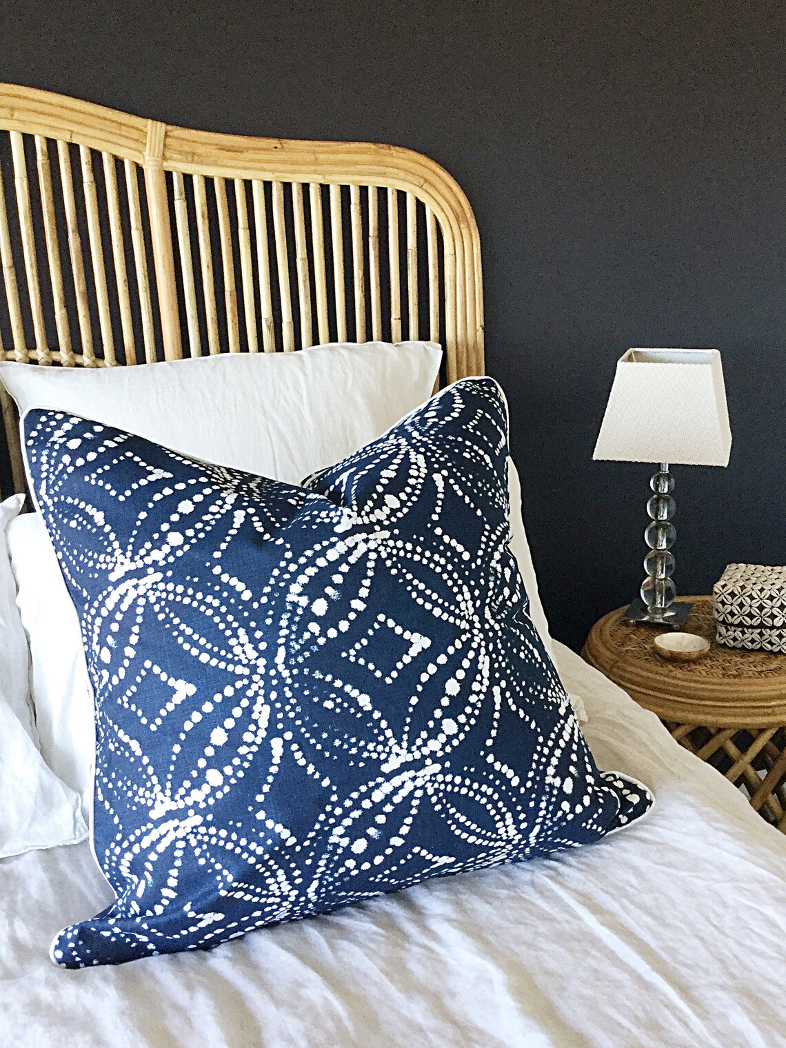 Euro Cushions Navy Blue and White Cushion Covers Blue and Etsy Australia