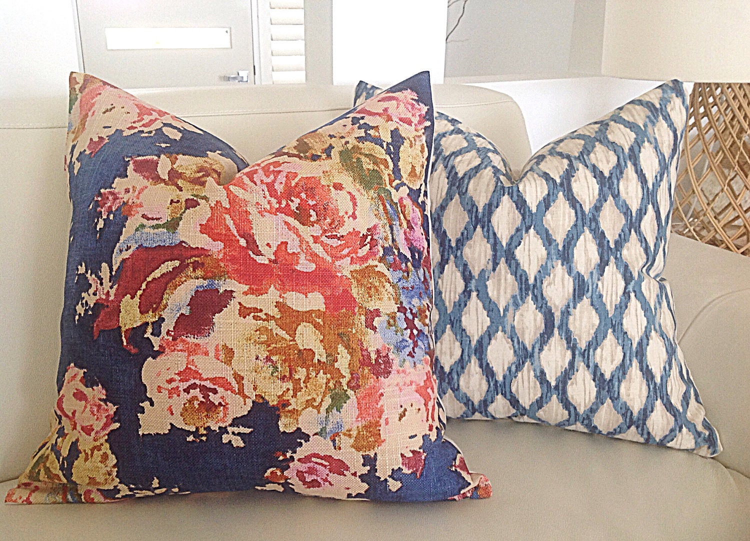 Cushions Pillows Floral Cushion Cover Linen Cushions Etsy