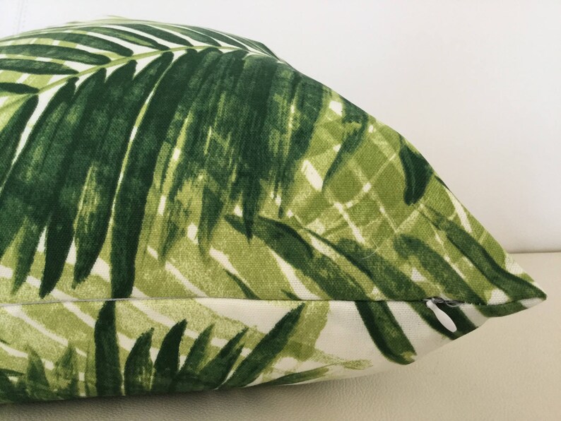 Outdoor Cushions Palm Leaf Cushions Tropical Outdoor Cushion - Etsy ...
