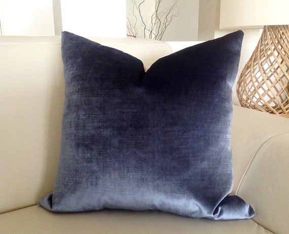 Velvet Cushions Navy Velvet Pillows 