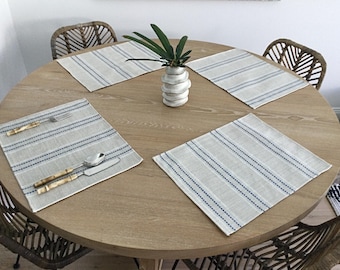Placemats, Coastal Style Woven Beach House Placemats.