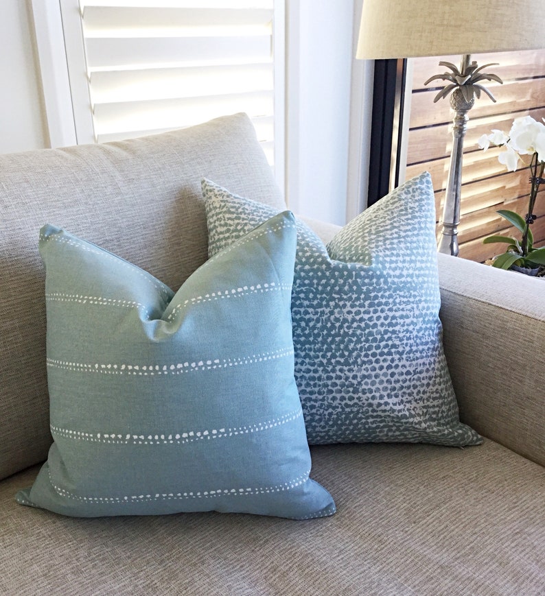 Seafoam Coastal Cushions Beach House Decor Pillows Cushions. Etsy