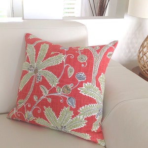 Coral Coloured Cushion Etsy