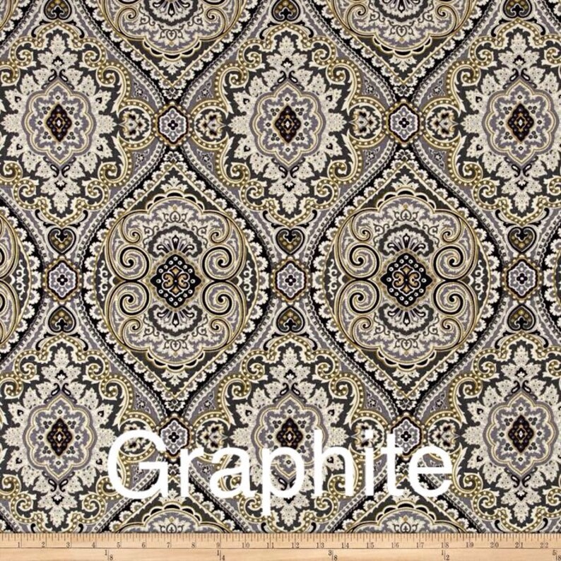 Cushions Blue and White Damask Designer Cushions Etsy