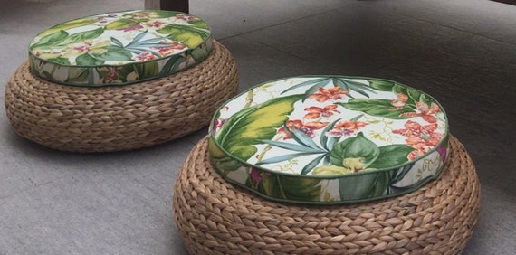 large round chair cushions