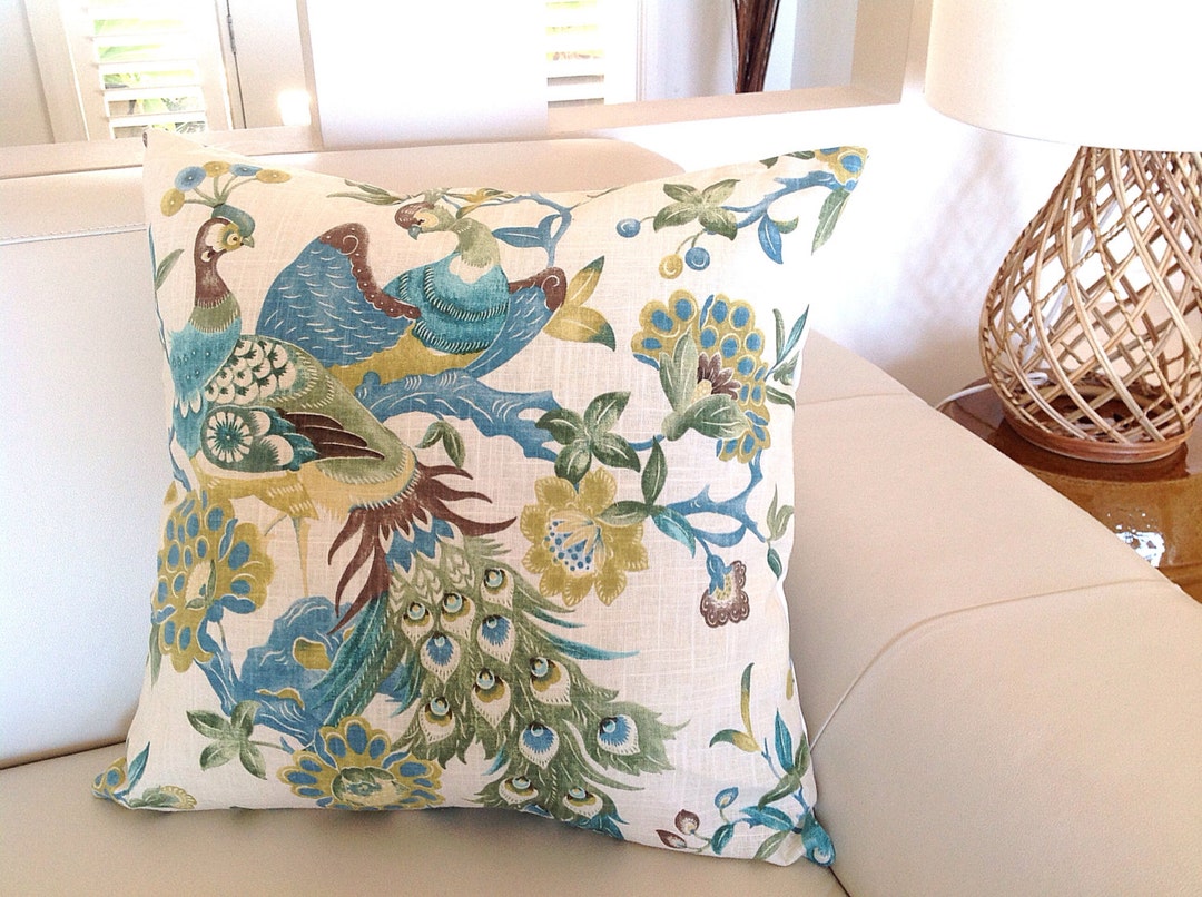 Lino Cojines almohadas de Fundas. Colorido vibrante - Etsy España