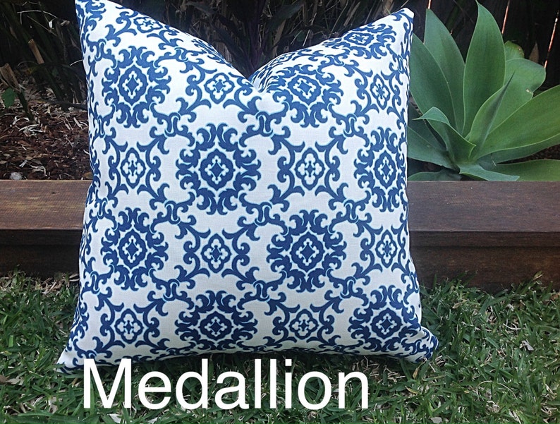Outdoor Cushions Outdoor Pillow Covers Blue Tropical Tommy Etsy