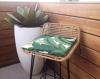 Palm Leaf Chair Pad, Tommy Bahama Outdoor Cushion