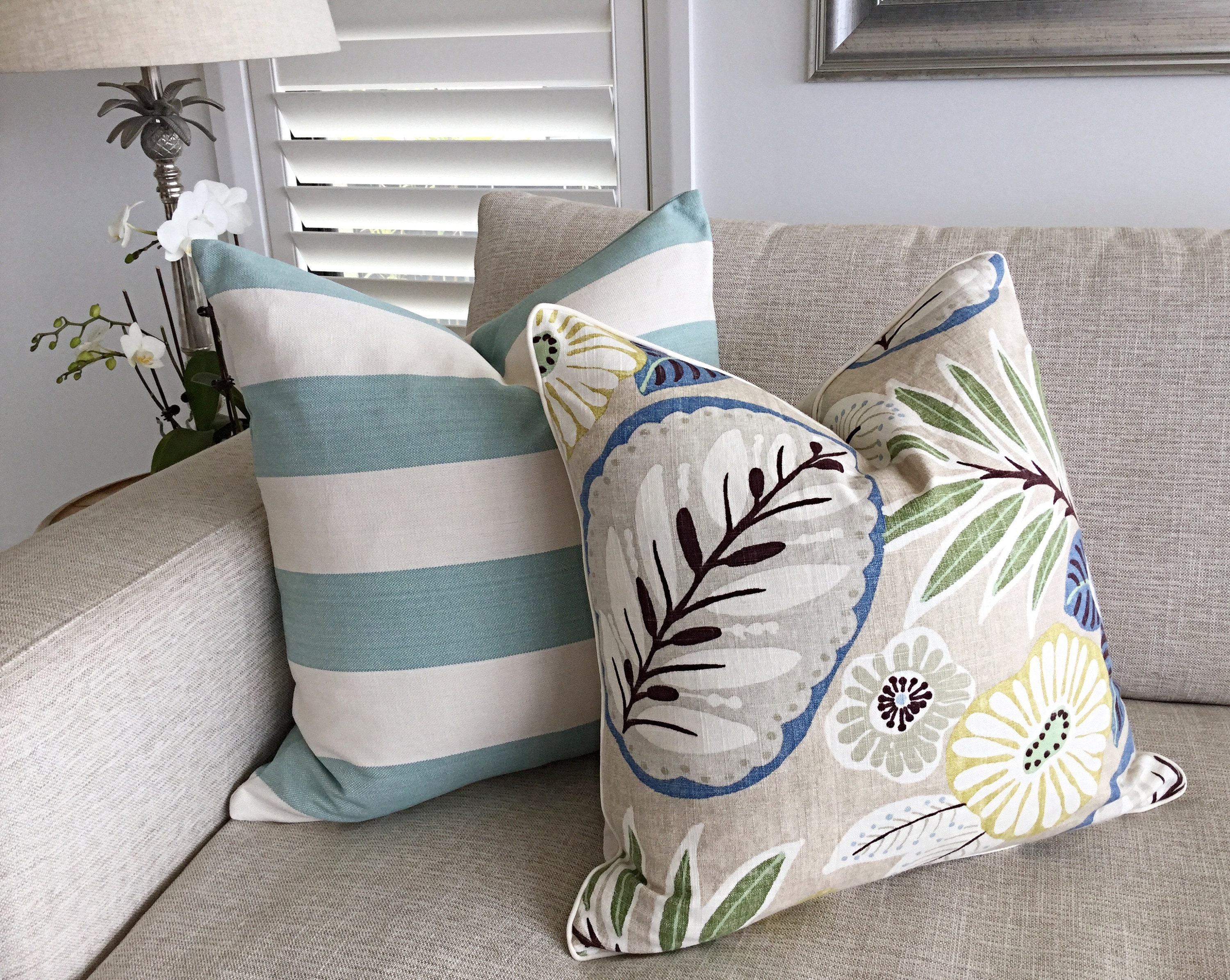 Cushions Beach House Decor Linen Cushion Cover Etsy Australia