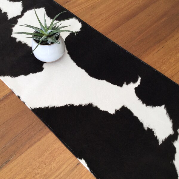 Cow Print Table Runner Etsy