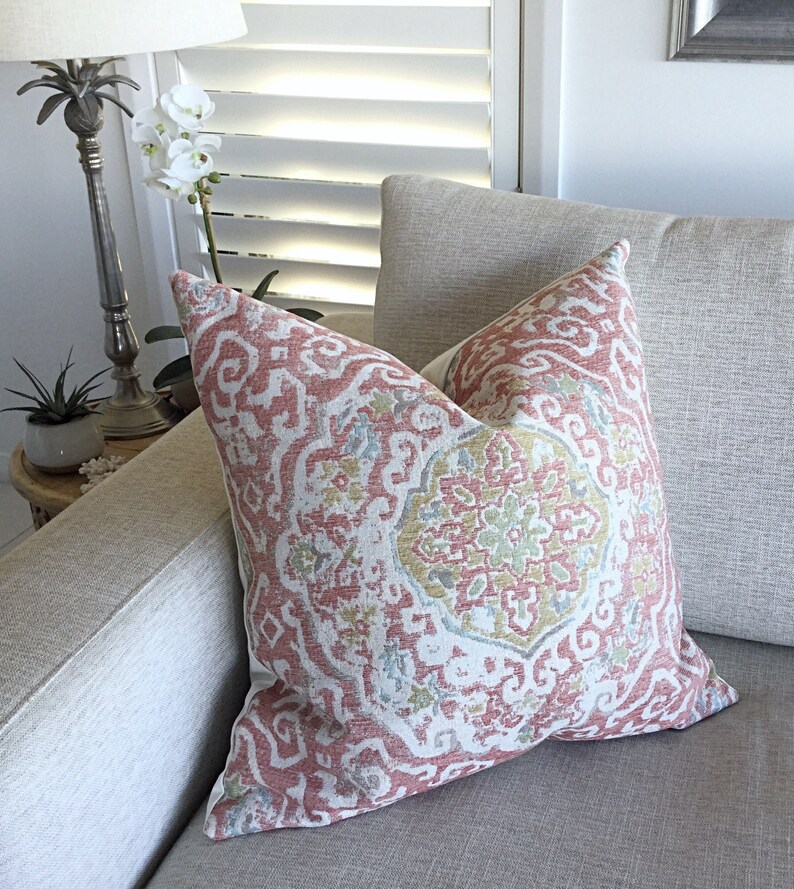 Blush Pink Cushions Destination Damask Pink Cushion Covers Etsy Norway