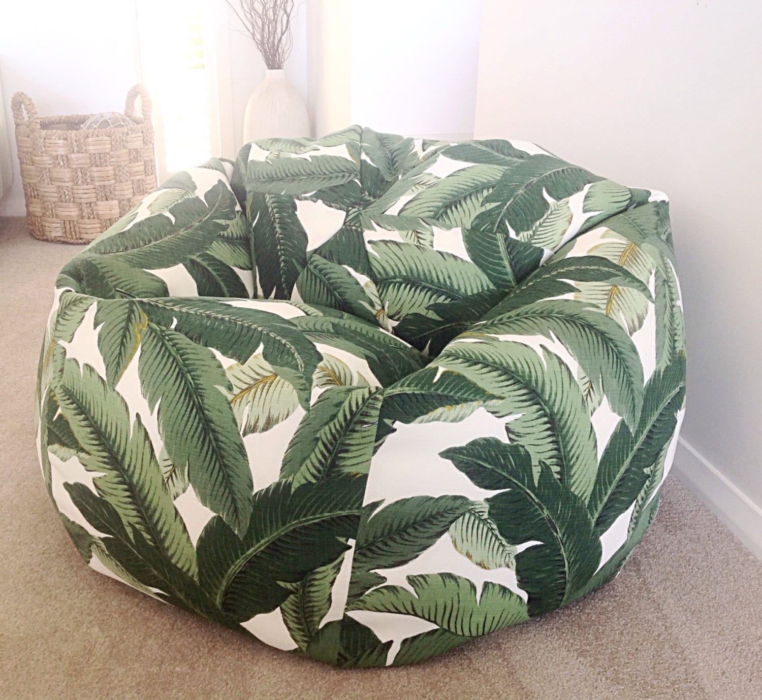 On Sale Outdoor Bean Bag Swaying Palms Bean Bag Cover Kids