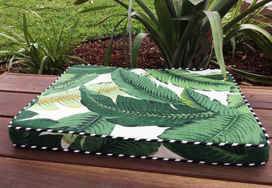 Black Palms Outdoor Chair Pad