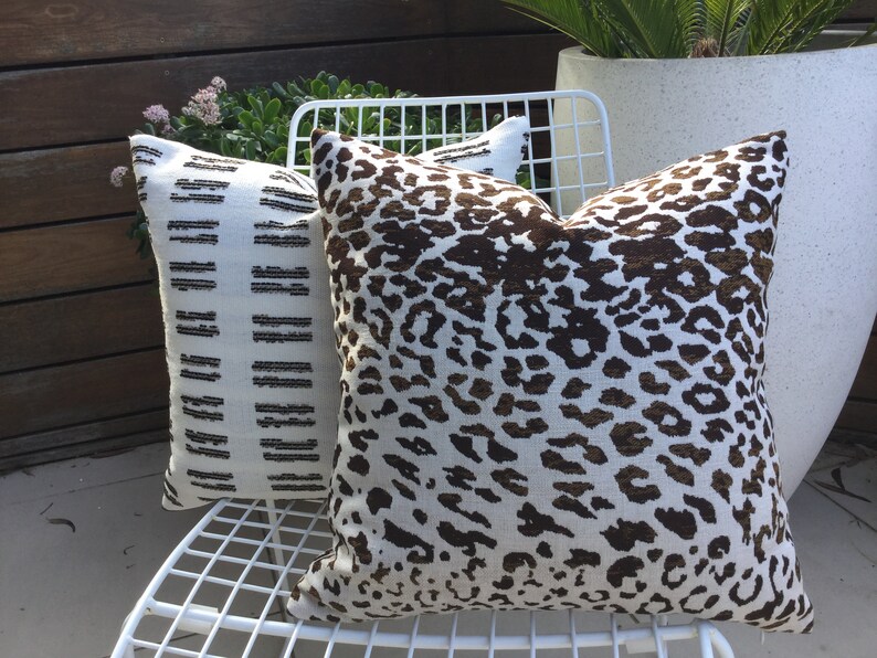 Sunbrella Animal print Outdoor Pillows Sunbrella outdoor | Etsy