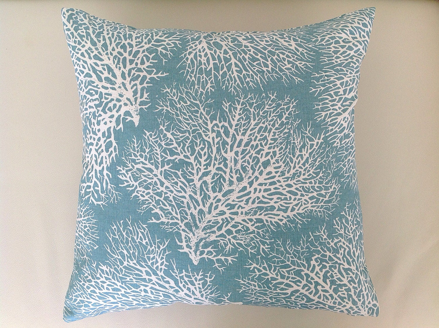 Coastal Cushions Coastal Pillows Beach Decor Ocean Blue Coral Etsy