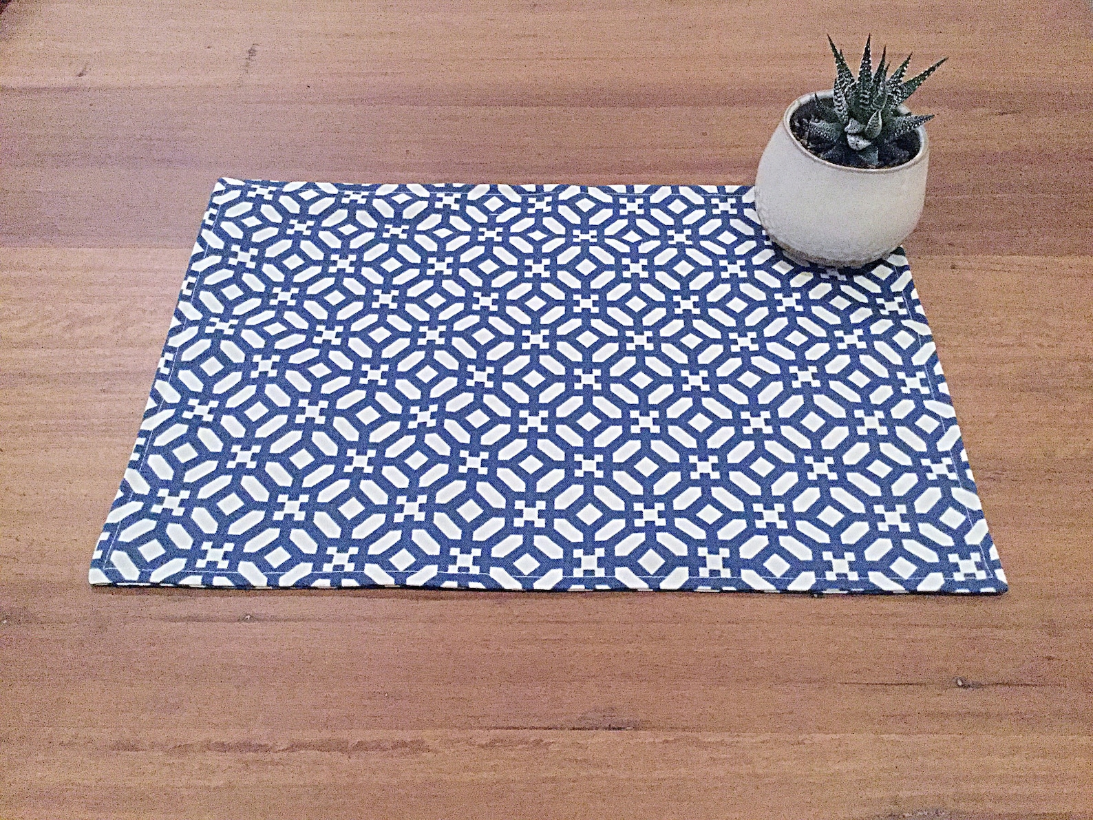 Set of 2 Hampton's Style Indoor/outdoor Placemats Coastal Etsy