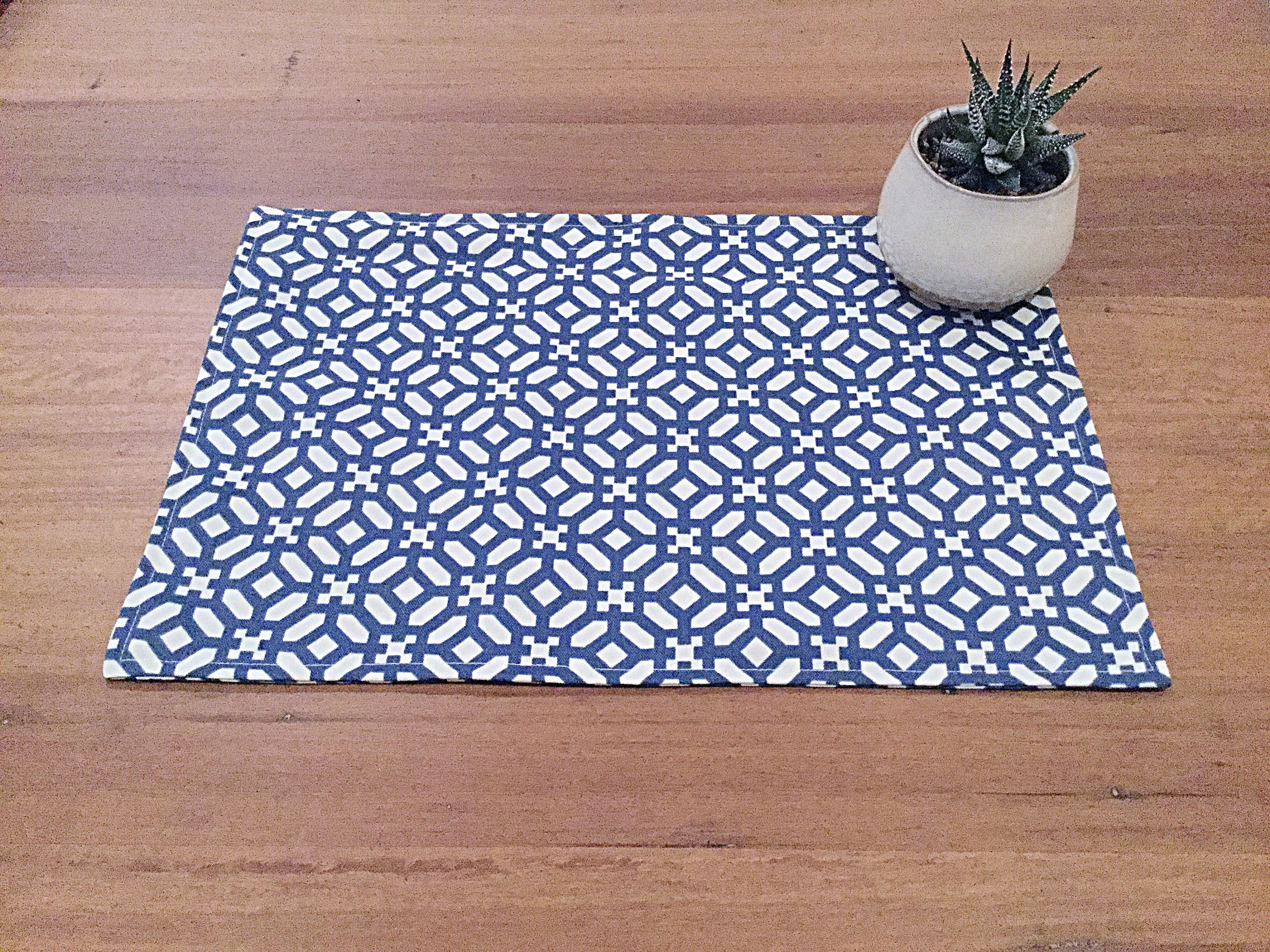 Set of 2 Hampton's Style Indoor/outdoor Placemats Coastal - Etsy