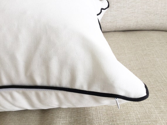 Black white cushions hot sale